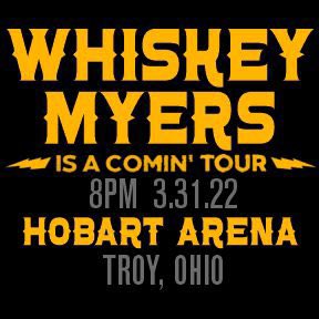 Tickets are selling fast for the <a href="/whiskeymyers/">Whiskey Myers</a> show on March 31, 2022. Purchase tickets at hobartarena.com before they are all sold!