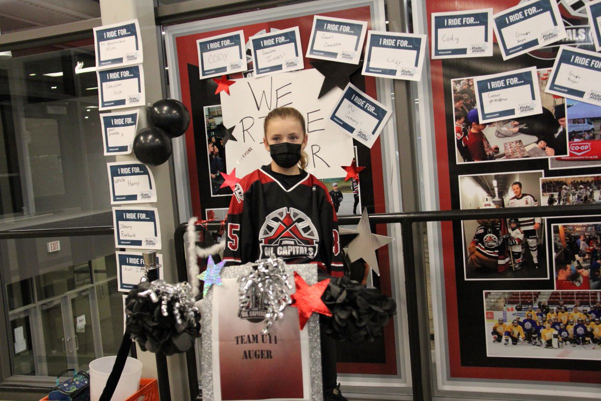 hockeymanitoba's tweet photo. Stick taps ππ§‘ to the Virden Oil Capitals (@OilCapsHockey) and the U11 Junior Oil Caps who held their #RideInside events at the Valleyview Co-op grocery store and Tundra Oil & Gas Place, raising $2473.80 in support of @CancerCareMBFdn https://t.co/hSvrDKsMYM
