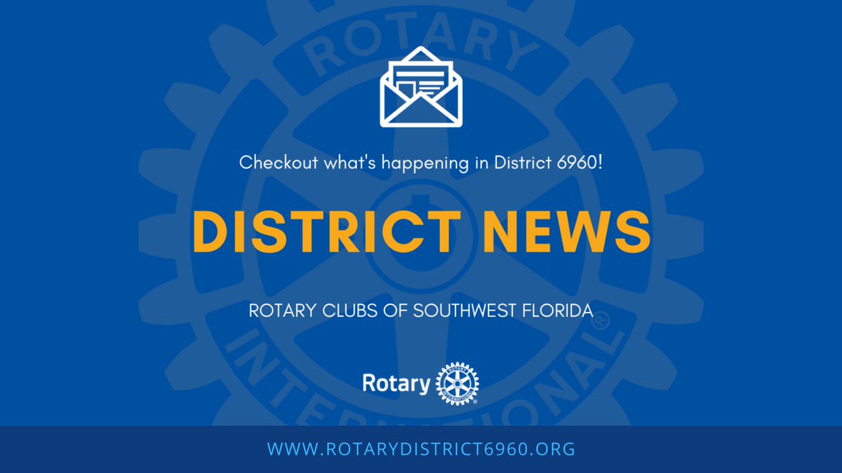 Rotary6960's tweet photo. Check out what's happening around #Rotary6960 in this month's newsletter.
https://t.co/VHtpG4bXJp https://t.co/WcKuvzky4Z