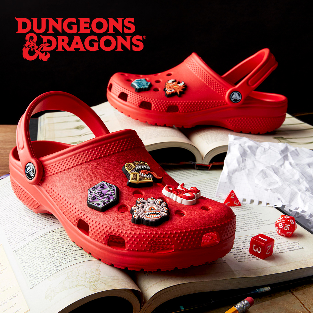 Critical Role on X: This week's podcast is sponsored by @Crocs! They've  teamed up with our pals at @Wizards_DnD to create an exclusive 6-Pack of  Jibbitz charms that bring popular characters and