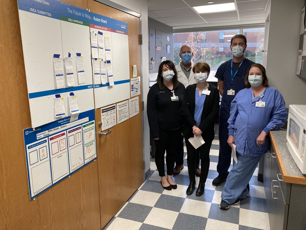 KevinGazley's tweet photo. Medina Hospital PFS Model Area: After 4 years, process improvement is still going strong! Consistent meetings, encouragement, and recognition helps build an improvement culture. #theCCIM @LisaYerianMD @AskDrShew @FettoJulie @DocMDVMD @eric_holizna @SarahSydlowski https://t.co/KE3q3y2wxp