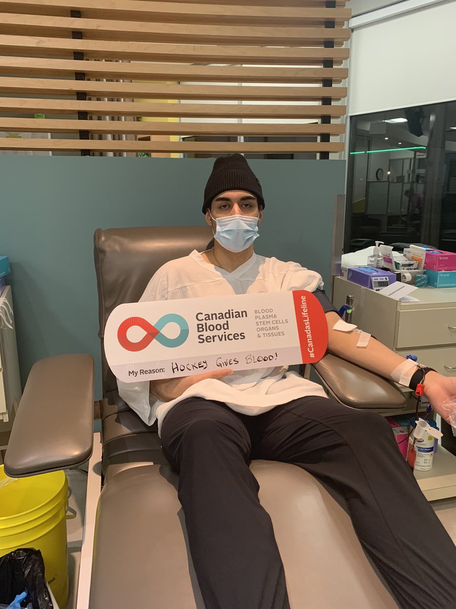 Hockey Gives Blood (@hkygivesblood) on Twitter photo Excited to welcome Arshdeep Bains ( @20_bains ) of the <a href="/Rebelshockey/">Red Deer Rebels</a> as a Player Ambassador. Arshdeep is a blood donor and community leader who is committed to using his platform to help save lives. Well done Arshdeep! <a href="/TheWHL/">Western Hockey League</a> <a href="/CHLHockey/">Canadian Hockey League</a> <a href="/CanadasLifeline/">Canadian Blood Services</a> <a href="/LifelineRedDeer/">Canadian Blood Services Red Deer</a> Excited to welcome Arshdeep Bains ( @20_bains ) of the <a href="/Rebelshockey/">Red Deer Rebels</a> as a Player Ambassador. Arshdeep is a blood donor and community leader who is committed to using his platform to help save lives. Well done Arshdeep! <a href="/TheWHL/">Western Hockey League</a> <a href="/CHLHockey/">Canadian Hockey League</a> <a href="/CanadasLifeline/">Canadian Blood Services</a> <a href="/LifelineRedDeer/">Canadian Blood Services Red Deer</a>