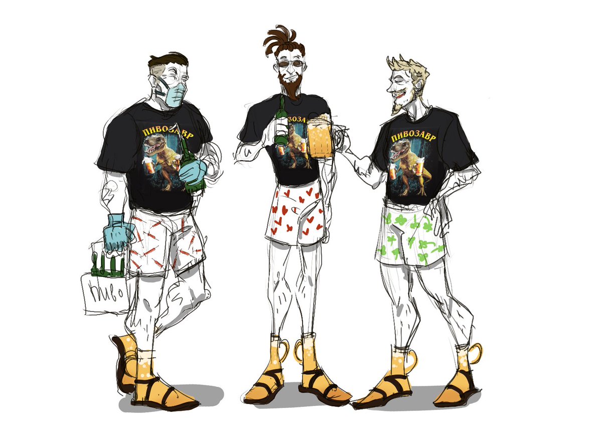 стоят пивозавры 
#Borderlands