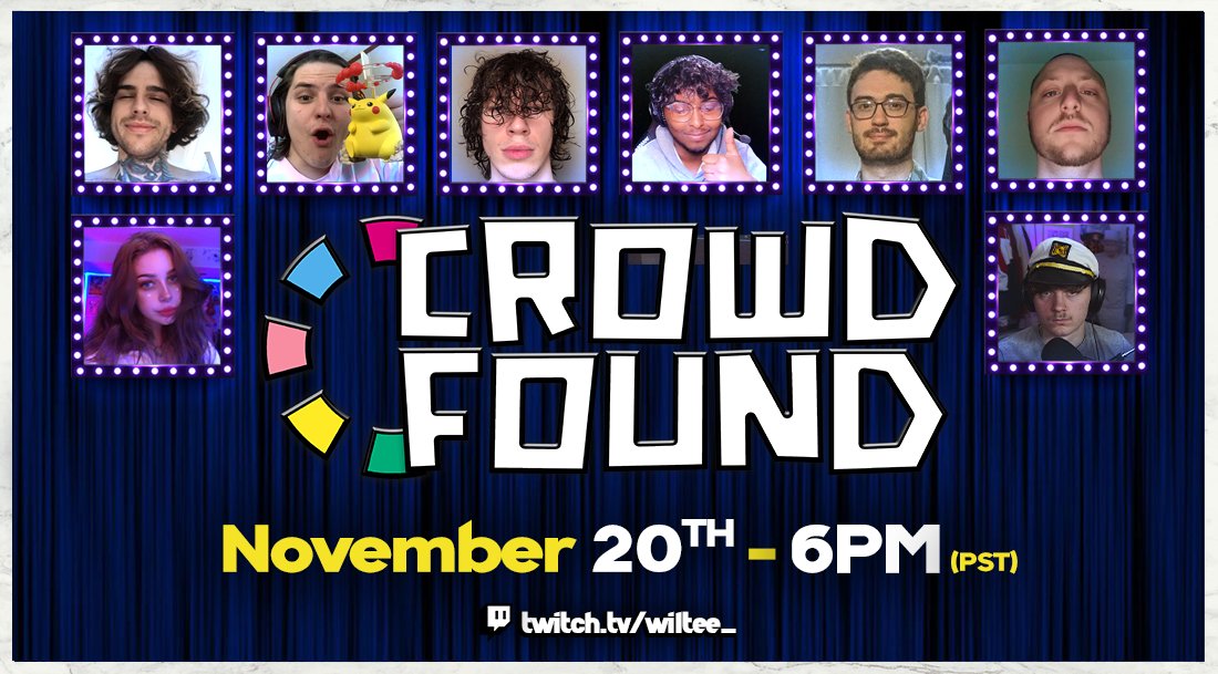 wilteeontheweb's tweet photo. #CrowdFound Episode 2 goes live TOMORROW w/
@Empirrretv
@conneldjonneld
@ChiefMufasaTV
@JuvLoL
@koastermusic
@Sordiway123
@itstdow
@notsebo
STARTING @ 6PM PST - be there!
https://t.co/8o65SlwcSo π§ π‘ https://t.co/6usO2kFRew