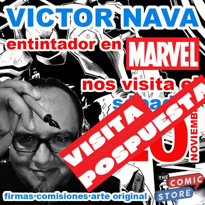 TheComicStoreMx's tweet photo. Por motivos de trabajo Victor Nava  pospone su visita en The Comic Store Collector's House.

Re-agendaremos su visita para próximas fechas, manténganse al pendiente de nuestras redes sociales. https://t.co/hde4j47bg1