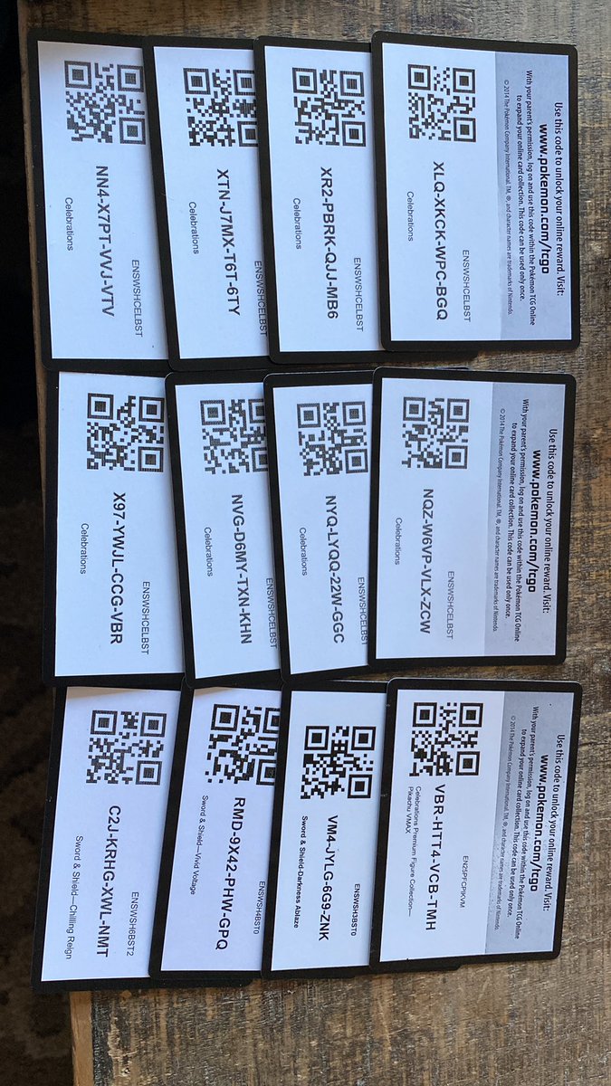 itskrystalfox's tweet image. Got some Pokémon celebrations/vivid voltage/chilling reign/darkness ablaze and pikachu vmax figure code cards for you beautiful people!! @PokeTCGiveaways @PokemonRestocks @PokemonTCGDrops #pokemoncodecards