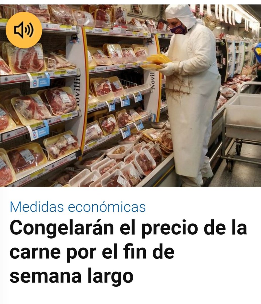 facuccortes's tweet photo. A esto quedo reducido el plan económico del gobierno para resolver el problema de la inflación. Excelente programa para dar previsibilidad y seguridad a la economía. Le podemos decir al mundo que vengan a invertir porque  hasta el martes no sube el precio del asado. 👇 https://t.co/tcP5a51NMk