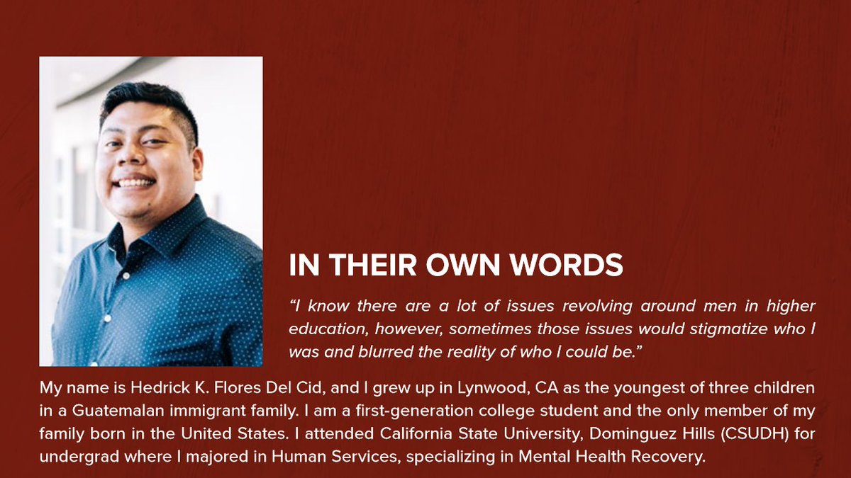 CollegeOpp's tweet image. “Latino men are underrepresented in higher education, and I often felt alone &amp;amp; unable to connect with other male peers because of the inconsistency I would see in the classrooms,” says Hedrick K. Flores Del Cid on his college experience. #LatinxInHigherEd ow.ly/kVyh50GRjLf