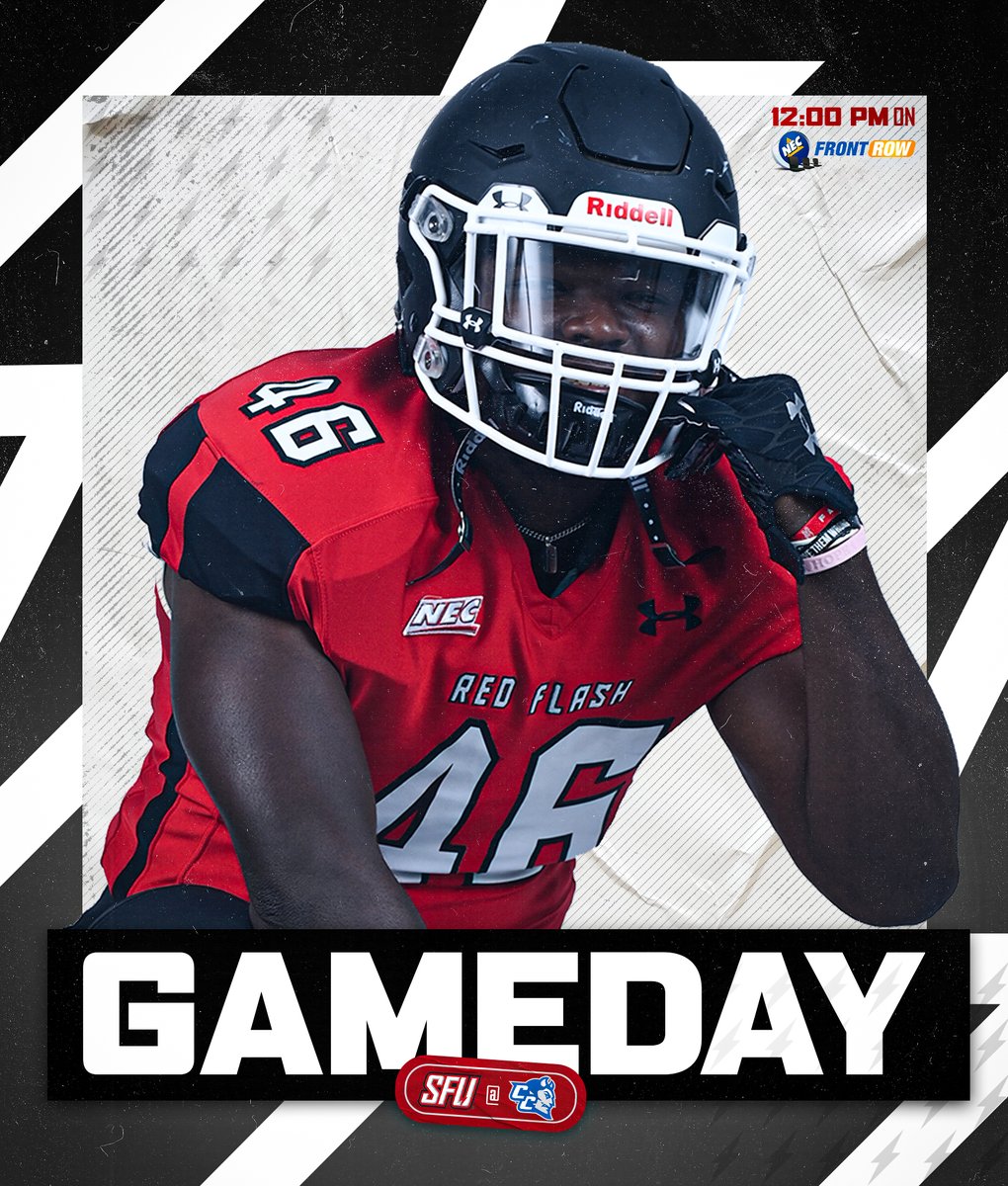 It's Red Flash 𝐆𝐀𝐌𝐄𝐃𝐀𝐘 as we take on Central Connecticut in the season finale!

📍 New Britain, Conn.
🕖 12:00 PM
📺 bit.ly/3DC1xDZ
📊 bit.ly/3x3fUin

🔴⚡️ #FindAWay | #NECFB