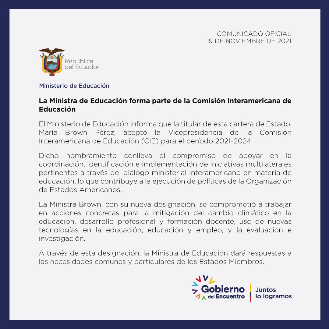 Ministerio de Educación, Deporte y Cultura tweet media