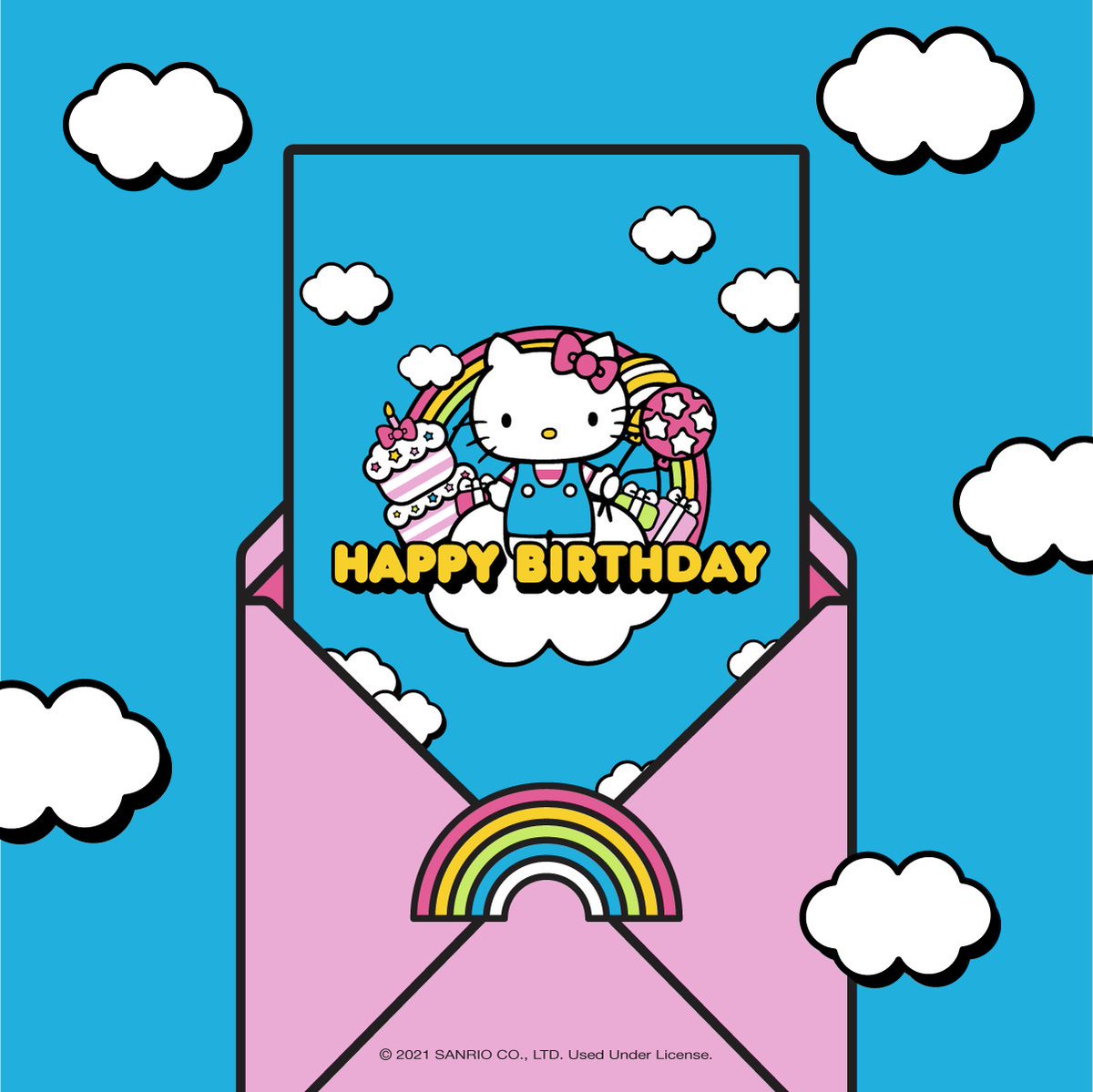 sanrio's tweet photo. Send a sweet message with @paperlesspost! 💌  Spread a little extra kindness during @hellokitty's birthday month and send a FREE Hello Kitty and Friends online greeting card here: https://t.co/1LOfn3xqk7 #HelloKittyHelloKindness https://t.co/TeYrpZseIQ