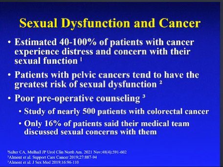 ISSM_INFO's tweet photo. Still a lot to improve! Only 16% of patients with colorectal cancer discussed sexual concerns with their medical team #WMSM21 #cancersurvivorship https://t.co/uNsUSmOXR6