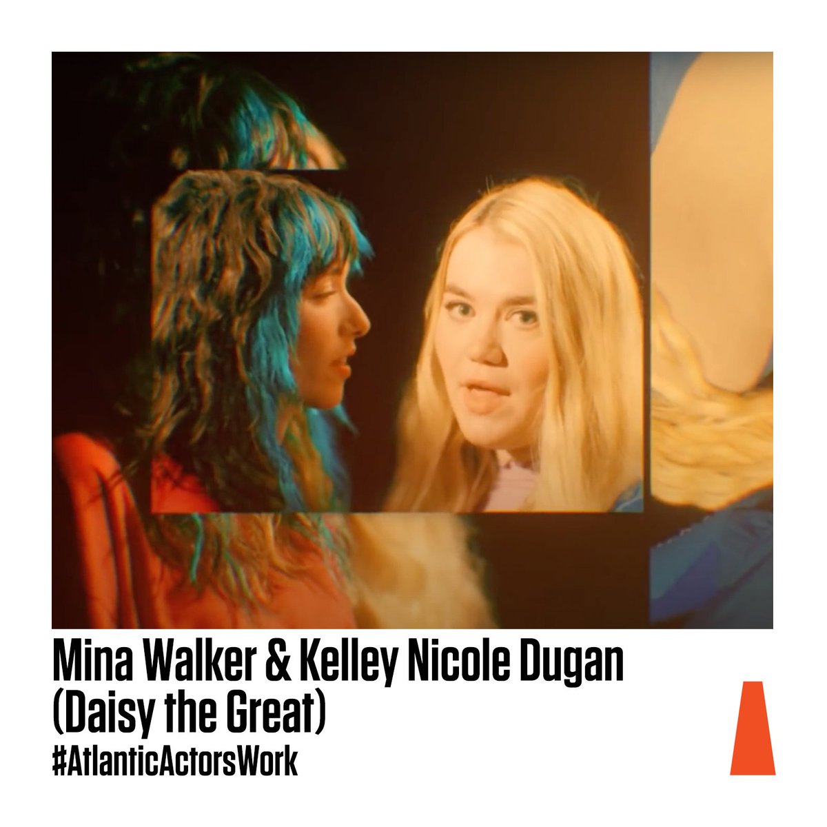 AtlanticActing's tweet photo. @DaisyTheGreat (#AtlanticAlumni Mina Walker & Kelley Nicole Dugan) recently released the music video of their song Record Player with @AJRBrothers. If you haven't heard it yet, go listen/watch here: https://t.co/PoxF7pejtO https://t.co/COubUAK7T8