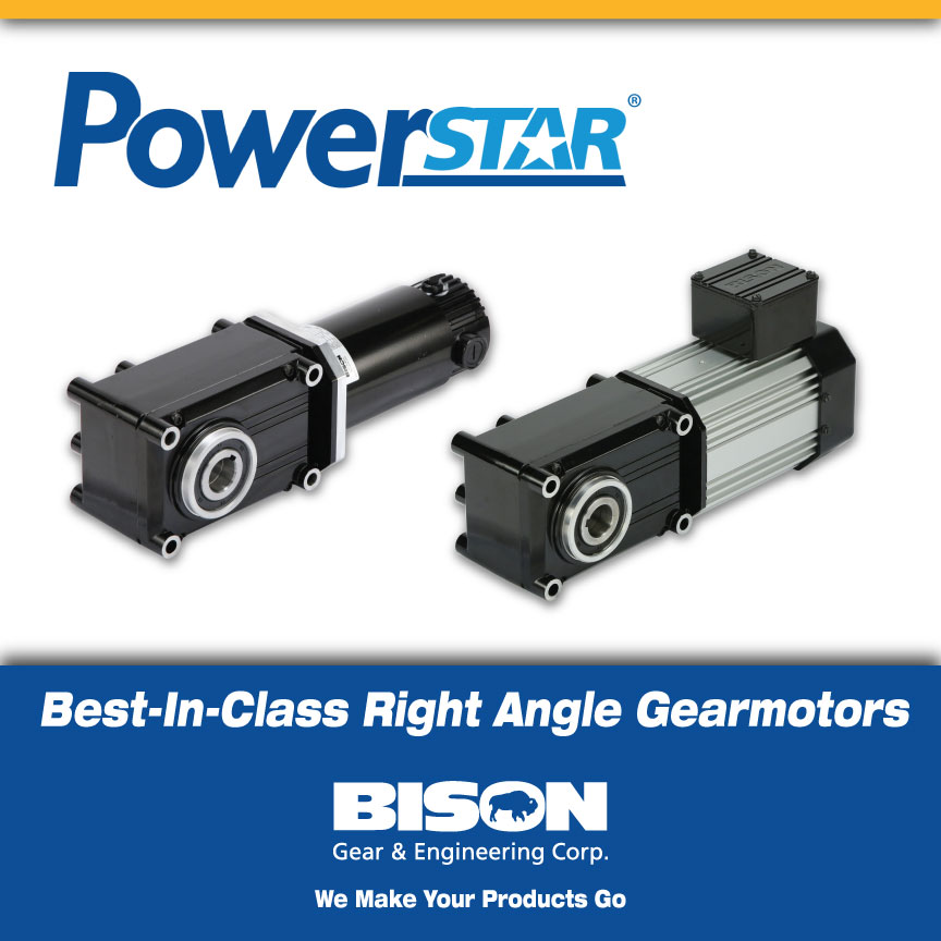 BisonAMETEK's tweet photo. Ideal for applications for industrial equipment, #beveragedispensing, packaging equipment and #conveyors, Bison's line of right angle #gearmotors provide the power and reliability to meet our customers' needs. Learn more: https://t.co/vFBOr11aMi https://t.co/JUODhliPcn