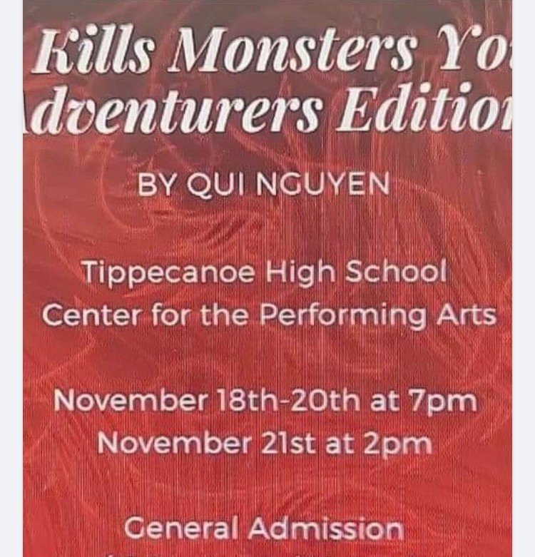 See you at the Tipp CPA tonight for the performance of "She Kills Monsters".  Parents have expressed concerns over themes.  We're going to go check it out.
