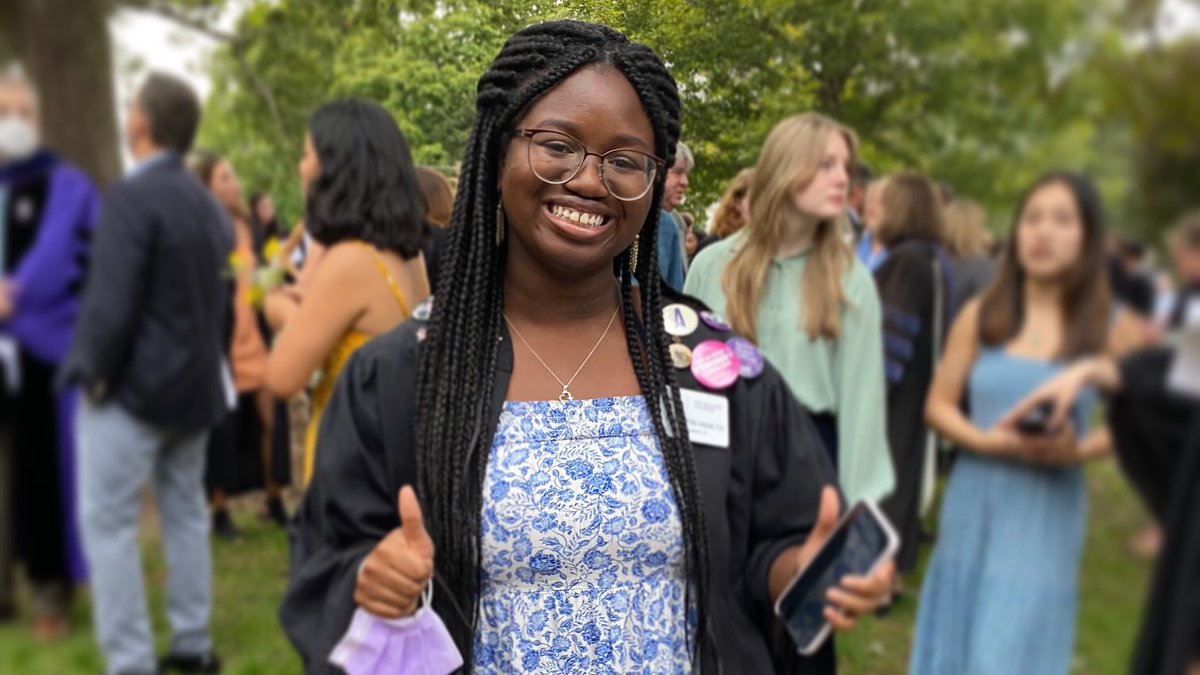 Posse Scholar Peggy Owusu-Ansah received the Woods' Leadership Award at <a href="/UnivoftheSouth/">Univ of the South</a>’s opening Convocation this fall.

The award is given to one student annually “whose personal qualities of mind and spirit indicate the exceptional promise of leadership.” #PosseLove