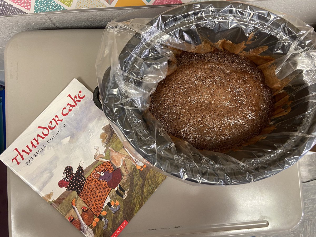 mrsbowlesclass's tweet photo. Ended our week reading Thunder Cake, making our own crockpot version, and sharing our family traditions! ❤️ https://t.co/euctHorxBx