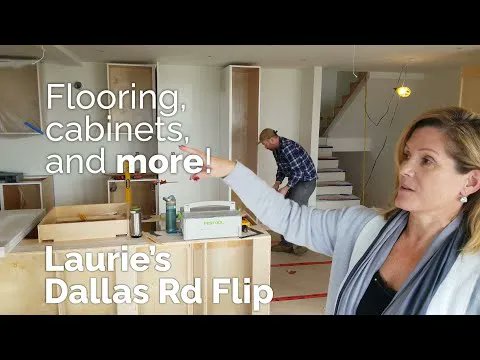 Lots more progress to report on Laurie's Dallas Road flip project. Flooring is in, cabinets being installed, and appliances have arrived. Watch the two minute video update with Laurie buff.ly/3kOwIVi
