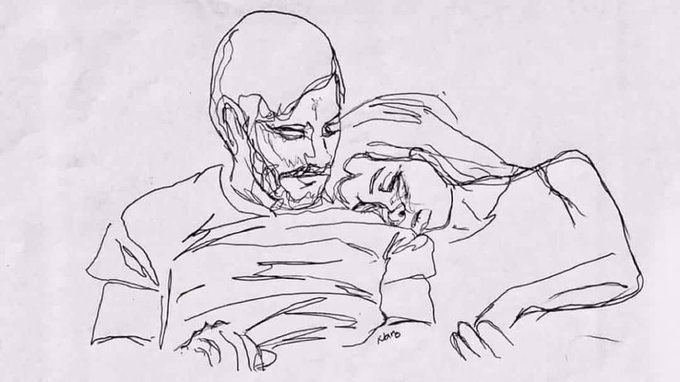 "وجود شخص قادر على التعامل مع جميع حالاتك المزاجية هو نعمة كبيرة🖤."