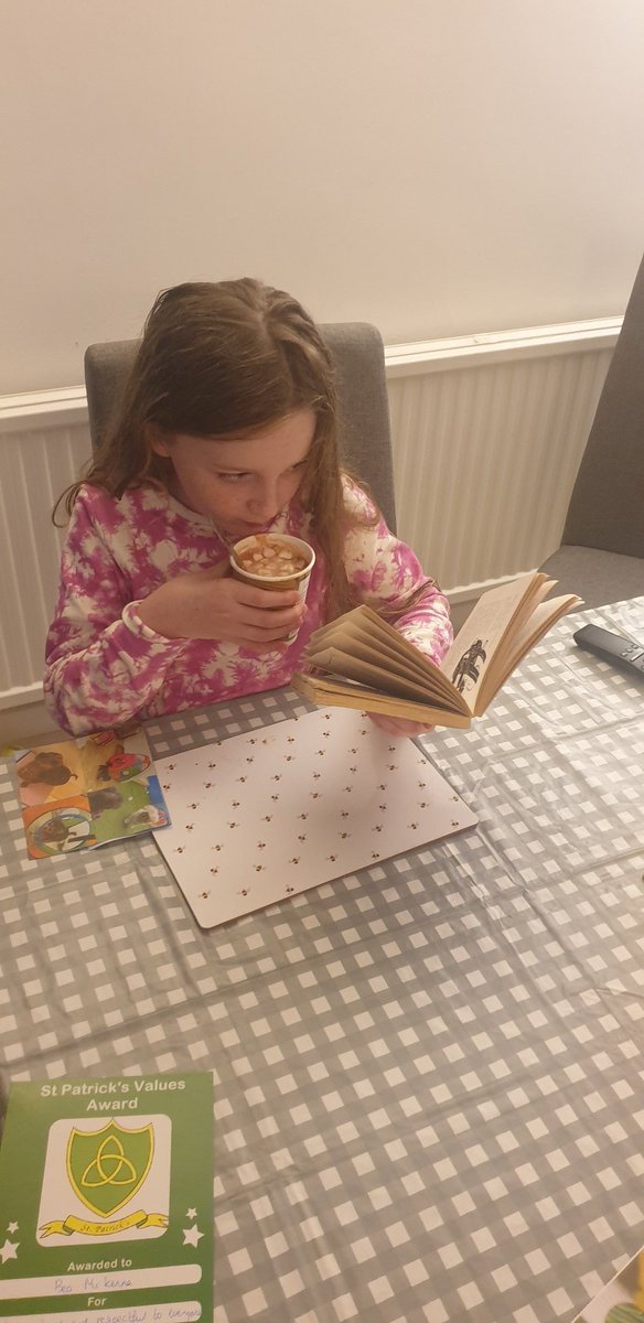 pdiddy53d's tweet photo. Enjoying her reward for getting a values award @st_patricks @StPatsY4 @sammc53d #bekind https://t.co/22Qp8qcOak