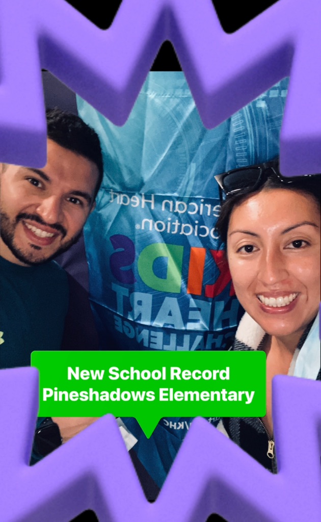 HealthPse's tweet photo. Thank you to all the parents, students, friends, and relatives who donated to our #Kidsheartchallenge at Pineshadows Elemantary !!! We beat our $3,000 goal! Good luck to Spring Branch Elementary who will be kicking off soon!! https://t.co/DXd7itbK8m