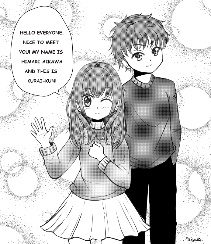 Meet my first OC’s! I’m pretty proud of this drawing and happy to see the improvement I've made since a few years ago. I hope to write a manga someday💜