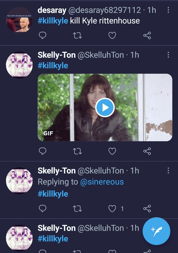 1st5d's tweet image. Would love to know if people are being paid to tweet #KillKyle

Who&apos;s behind these profiles?

Worth investigating imo
⬇️⬇️
@KenoshaPolice @wistatepatrol
@Kenosha_News @KenoshaCounty
@FBI @FBIMilwaukee @JackPosobiec 
#KyleRittenhouse #KyleRittenhouseTrial
#KyleRittenhouseVerdict