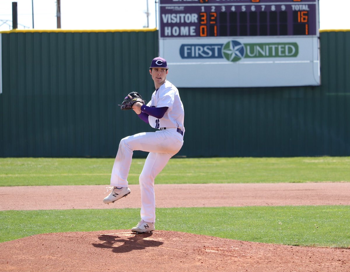 Cam_White9's tweet photo. I am extremely blessed to announce my verbal commitment to Redlands CC to further my academic and athletic career. I’m thankful for my parents, coaches, teachers, and teammates that helped get me to this point. Go cougars! @CHShardball @AthleticsRcc @Colt45baseball @OFFSPEEDATH https://t.co/5Vq6yG7tk2