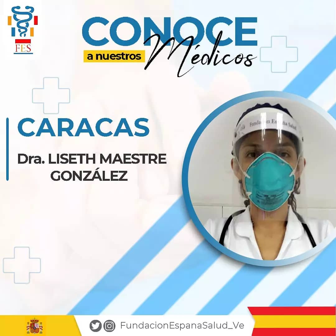 EspanaSalud_ve's tweet image. Si es beneficiario de la Fundación España Salud, puedes asistir a las consulta con nuestros médicos de Caracas 🇻🇪

Conoce a nuestro Médicos Internistas de la sede Caracas🇻🇪🇪🇸  Dra. Rosa E. Da Silva Marcano (Insp. Médica).