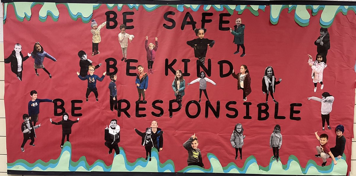 Students demonstrating our guidelines for success!