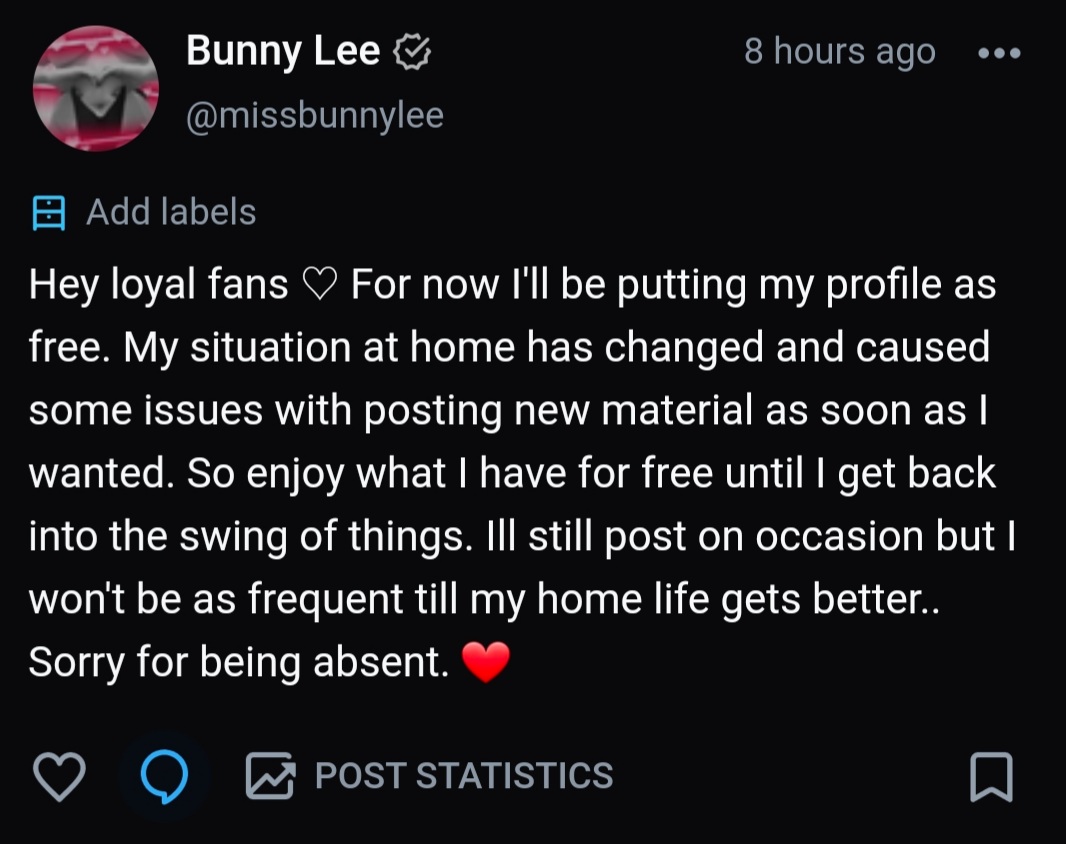 MsBunnyLee's tweet photo. 😘 For those who want it while it lasts, my profile for now is free for now. https://t.co/1k9jWNjMro