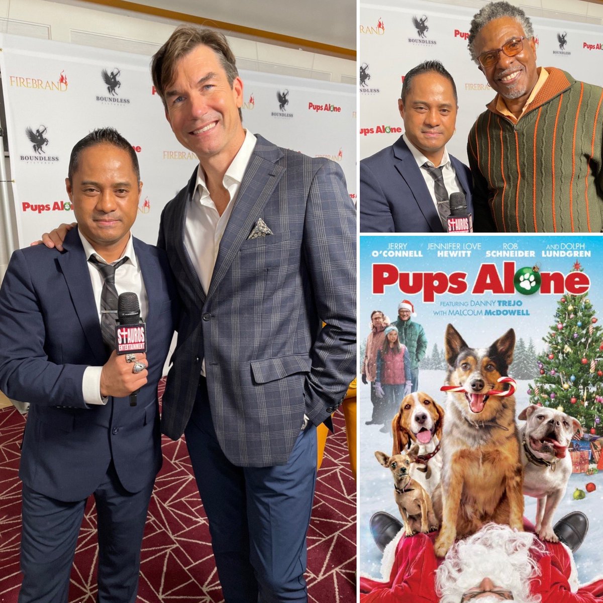 TyroneTann's tweet photo. The #HolidaySeason #RedCarpets have officially begun, #KickinItOff w/ the Premiere we had a #BlessedFun time covering this week, OfThe #FunFamilyHoliday Movie; #PupsAlone, Starring @MrJerryOC, @ImKeithDavid, & SoManyMore #AwesomeTalents, Out2DayInTheatres! https://t.co/SFt9TPBwto https://t.co/37B88T1X3Q