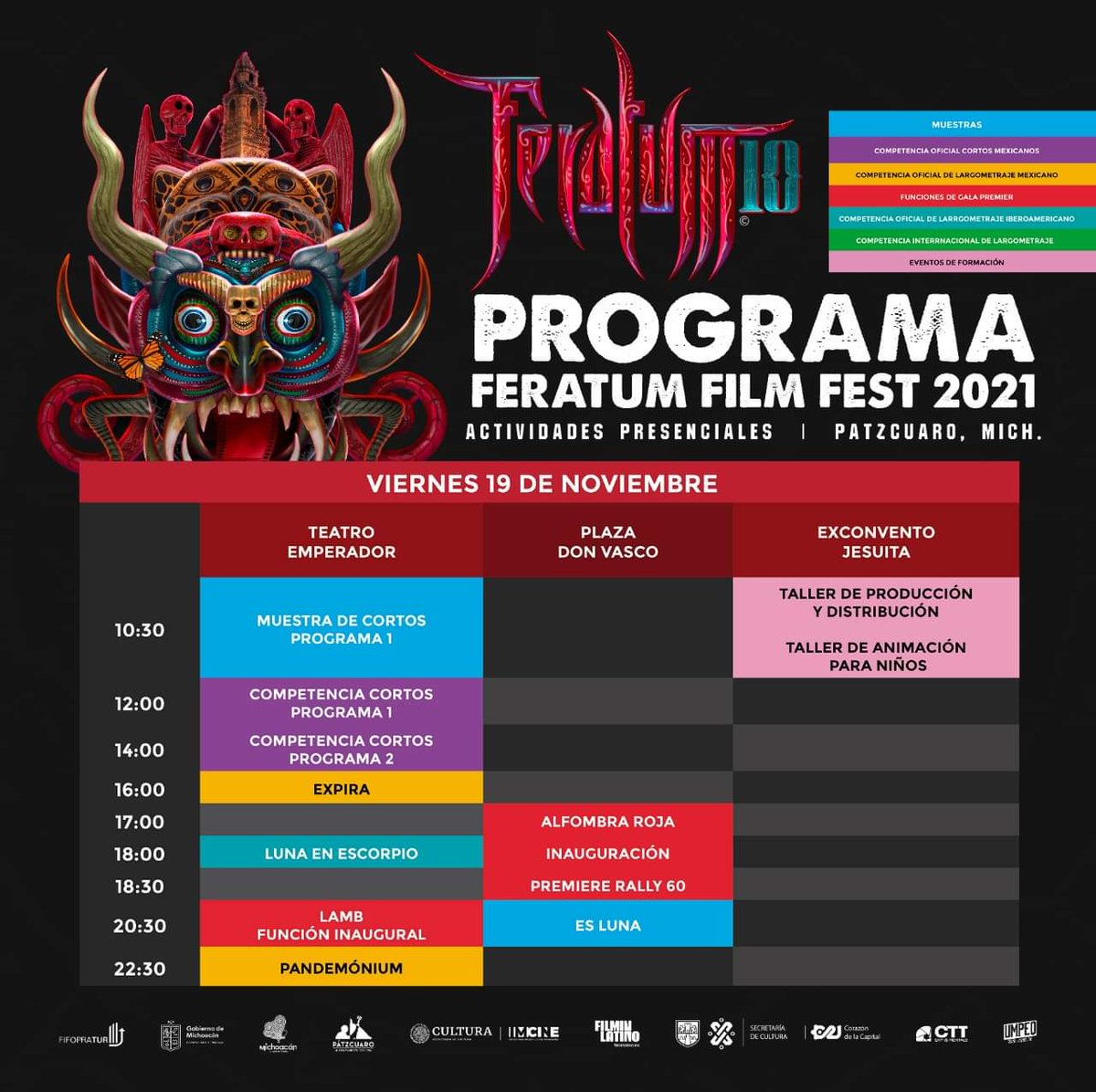 ArturoTay's tweet photo. Nos vemos hoy @FERATUMFEST 

#EXPIRAfilm 4 pm 

@gabycarrillomx @enrique_arrizon @mariozaragoza @AlineMarrero @fabianaperzabal @marianagaja @leopoldolaborde @robertotrujillo @Olympusat https://t.co/mB6zUqWosQ