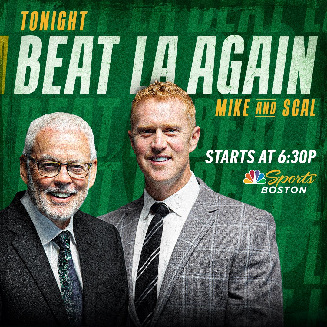Beat LA! ⁦<a href="/NBCSportsBoston/">NBC Sports Boston</a>⁩