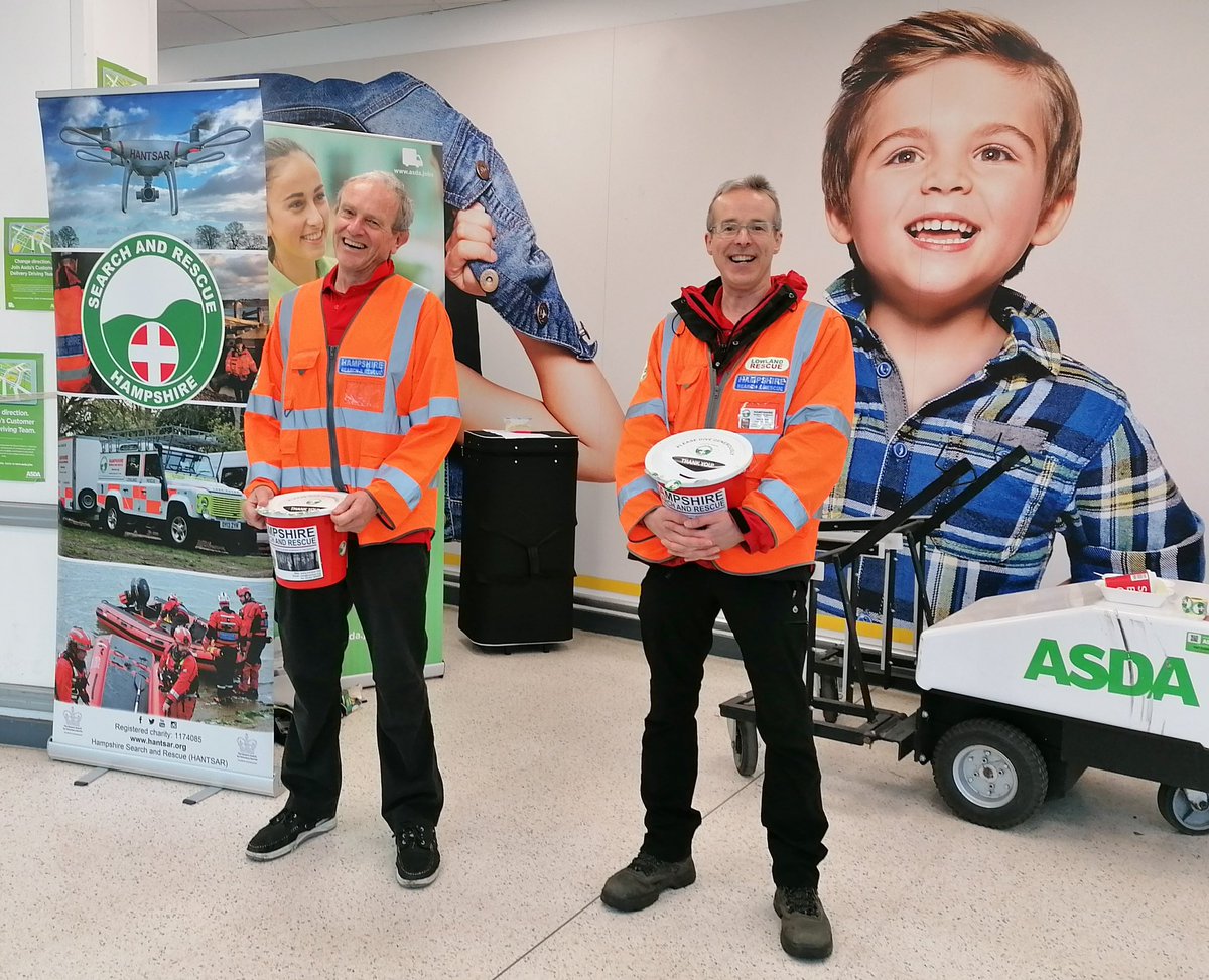 HANTSAR's tweet photo. Come and see the team at Chandlers Ford @asda between 09:00 and 17:00 tomorrow. Find out about who we are and help keep us operational with a donation (cash or card) 👍🏻

#Charity #hampshire #searchandrescue #SAR #hantsar https://t.co/GDlL7OB576