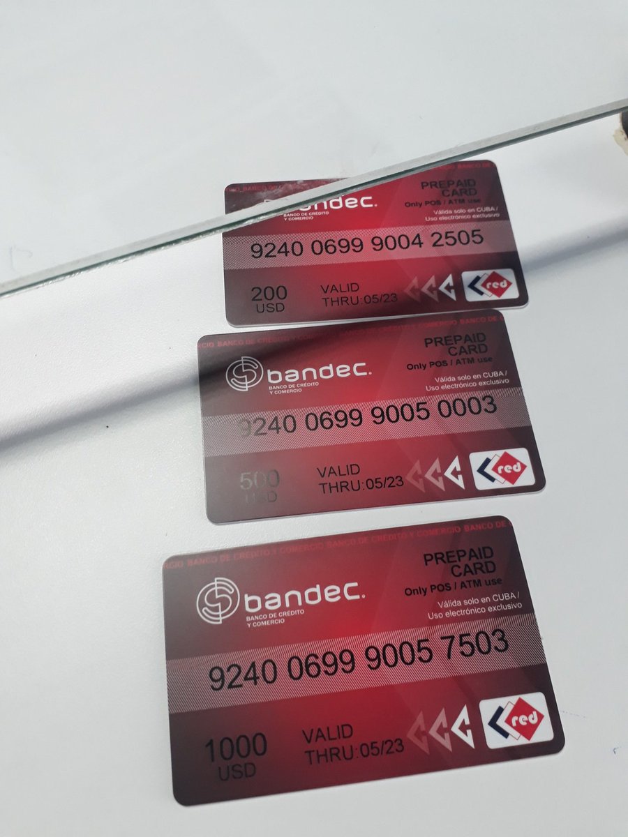 JoaqunAlonsoVa3's tweet photo. 110 oficinas de CADECA en todo el país ya Vende Tarjetas Prepago en MLC a viajeros. Aeropuertos, Hoteles y otras Casas de Cambio.@cadecaoficial @BancoCentralCub @Bandec97 https://t.co/z9xVH79UBM