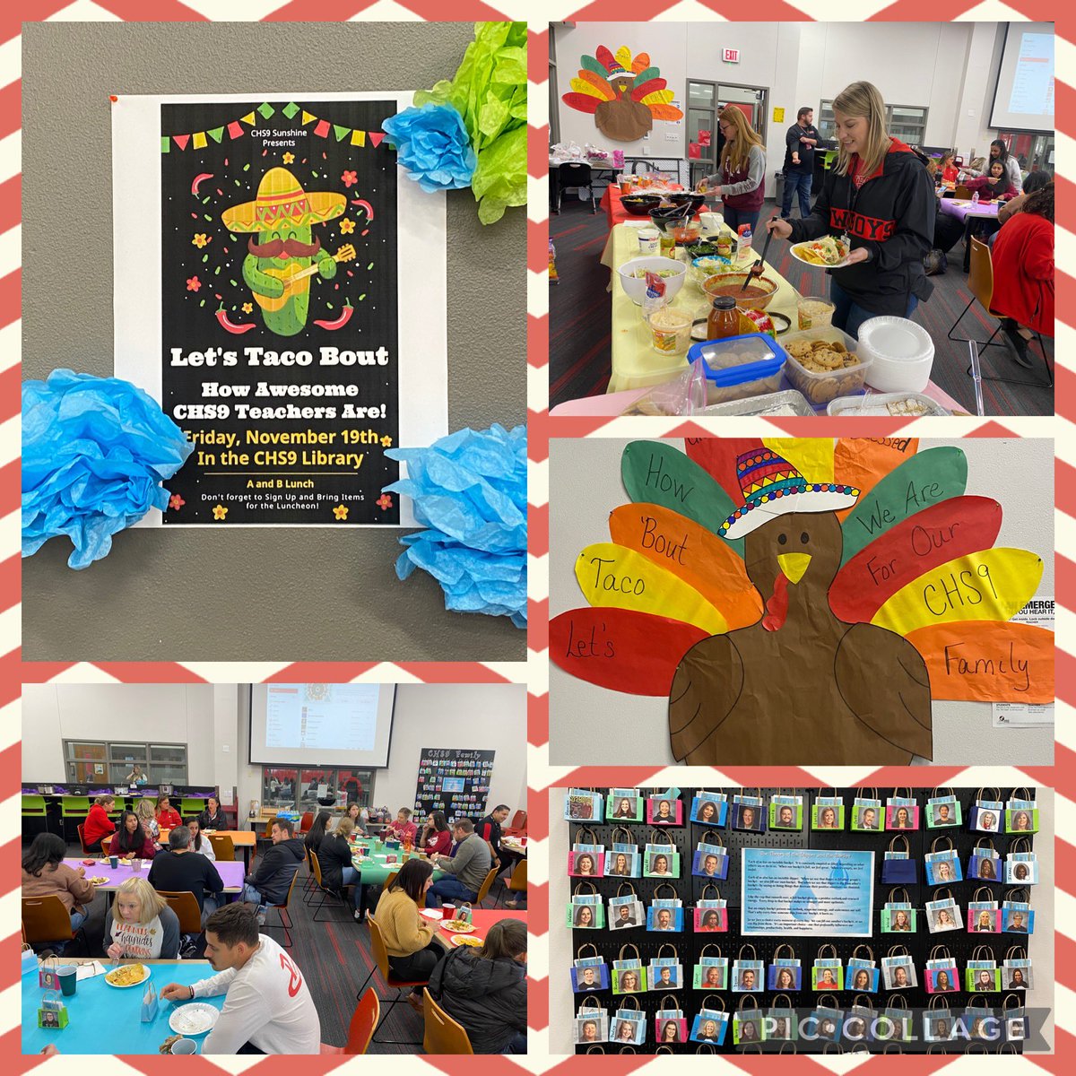 LisaPehl's tweet photo. Let’s Taco about How Grateful, Thankful, Blessed we are for our @CHS_9 Family!! #chs9family https://t.co/95oVLFxvaM