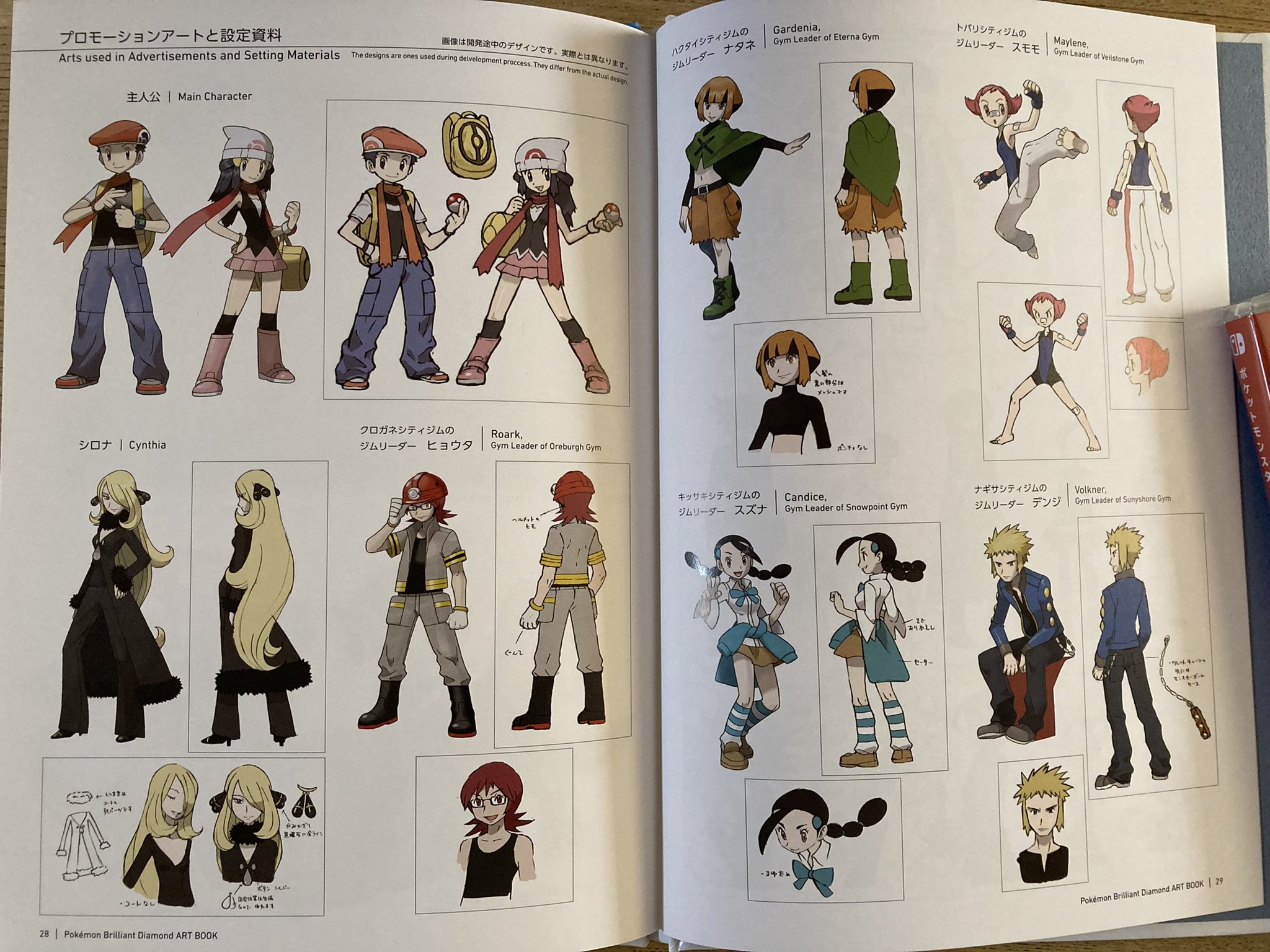 🇦🇷 Aleph ℵ 🏳️‍🌈 on X: The Pokémon BDSP artbooks feature
