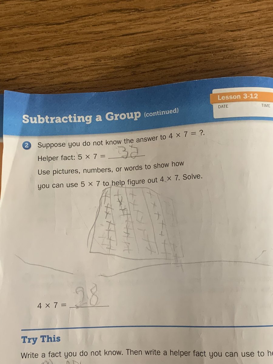 One of my students has been struggling  in math to the point that she would call herself dumb and cry ! The last few weeks she has been killing it and actually did this problem by herself! She said “Mr Buckner, am I getting smarter?” She has always been smart but needed a push!