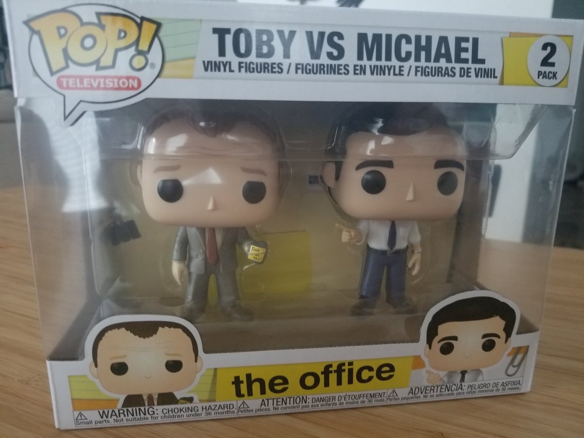 Xennialdan's tweet photo. Newest Pops in my collection. Couldn't pass this one up! #TheOffice #SuckItToby https://t.co/I2AulnACmQ