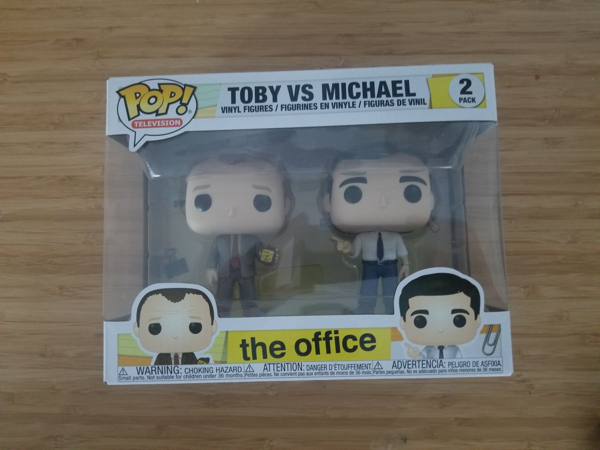Xennialdan's tweet photo. Newest Pops in my collection. Couldn't pass this one up! #TheOffice #SuckItToby https://t.co/I2AulnACmQ