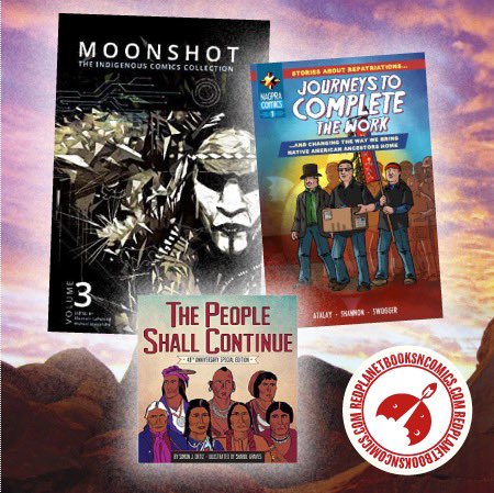 ATCGBooksComics's tweet image. ENDING SUNDAY AT MIDNIGHT — our special on the NATIVE COMICS COLLECTION! 

Until then, take 20% off your order with the promo code NATIVECOMICS21!
redplanetbooksncomics.com/discount/NATIV…
 
#NativeAmericanHeritageMonth #NativeComics #ShopSmall #NativeCreatives