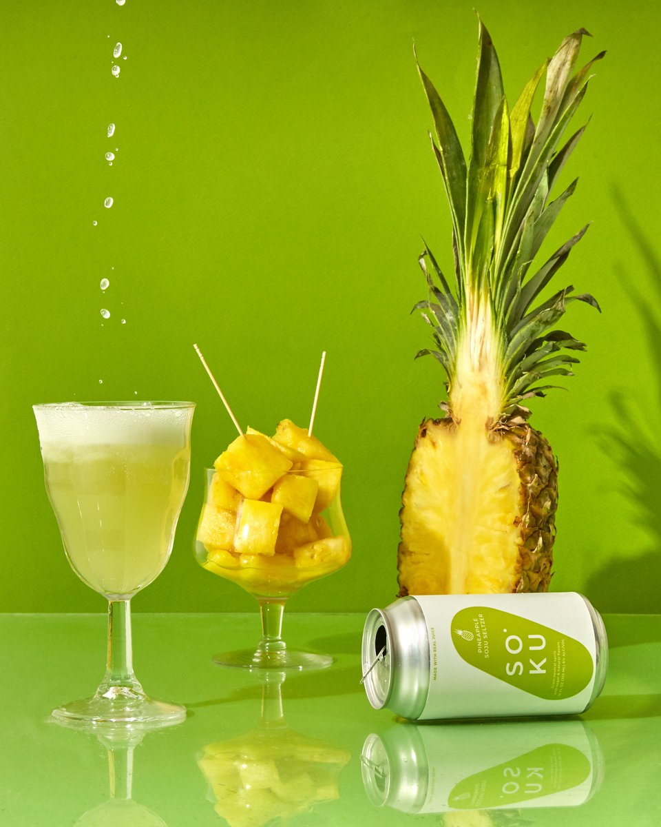 SOKU back in stock at last with our freshest, tastiest batch yet. Check out America's first Soju Sparkling cocktail at drinksool.com 😎 Soju, real fruit juice, sparkling water, and 6% ABV...need we say more?