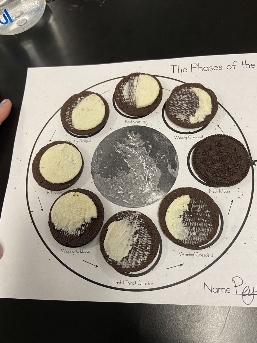 walker_leisd's tweet photo. The 7th Grade Advanced Science classes had fun today DELICIOUSLY working phases of the moon!
#GoScienceGo @LEISDScience1 https://t.co/MfQ5R2mbM0