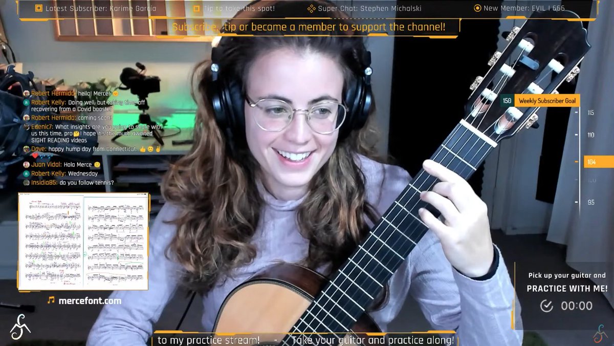 merceguitar's tweet photo. We started a new series of live streams called #PracticeWithMe 🎸where I share with you the process of practice!
Subscribe to my channel and activate the bell 🔔 to know when I go live! https://t.co/jNiXYgk38D
#guitartutorial #classicalguitarvideos #livestream https://t.co/IX38KaJQUP