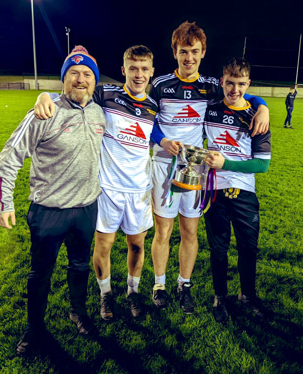 MaristSport's tweet photo. A massive congratulations to our @maristdundalk lads on winning the minor championship tonight with St Michael’s/ St Kevin’s. Well done also to Mr Halpenny who is the coach of the team. @Stabooparnells @StKevinsLouth 🏐🏆 https://t.co/gF6duubA9o