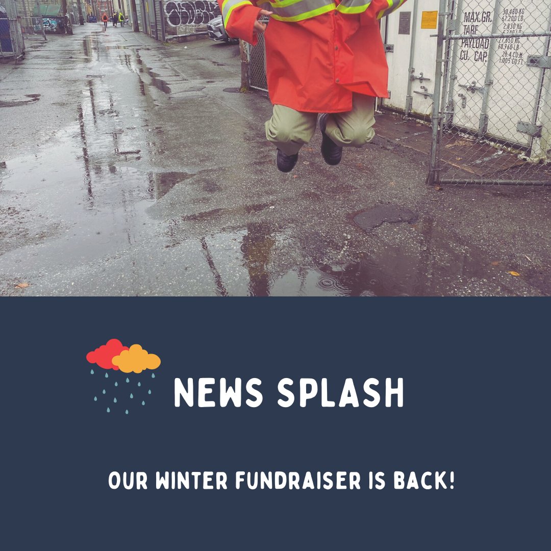 *News Splash! Please Read and Share.** 

Working Gear’s winter fundraiser is back and it’s our biggest yet—we need your help to raise $20,000! 

Give today and double your impact. @WorksafeBC have generously offered to match every dollar raised up
 Visit canadahelps.org/en/dn/58872