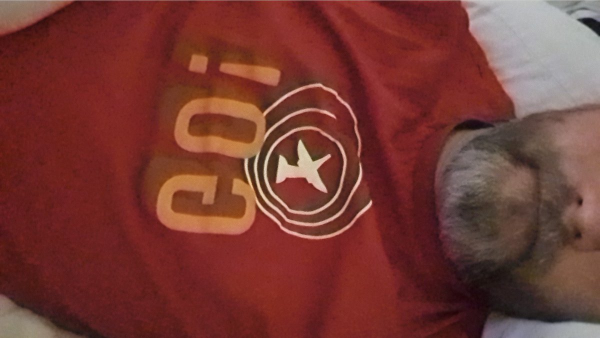 #TShirtDay in bed with corona, but still supporting!!  Go!