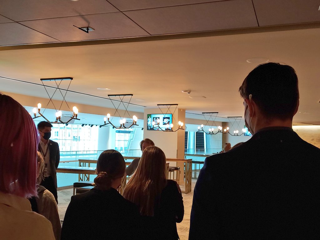 The <a href="/FiservForum/">Fiserv Forum</a> tour was great. What an amazing facility! Excited to see and experience the game tonight. #GoBucks🏀 #FearTheDeer #NFLC21