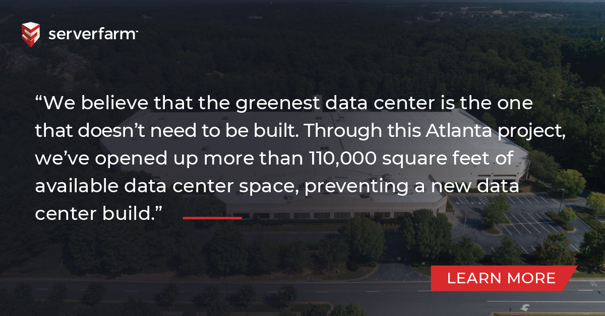 We’re at it again! We’re expanding our #Atlanta footprint by bringing 110,000 square feet of underutilized data center space online. Check out the full story with <a href="/joao_pmlima/">João Marques Lima</a> and <a href="/thetechcapital_/">The Tech Capital</a> here fal.cn/3jZnz #DataCenter